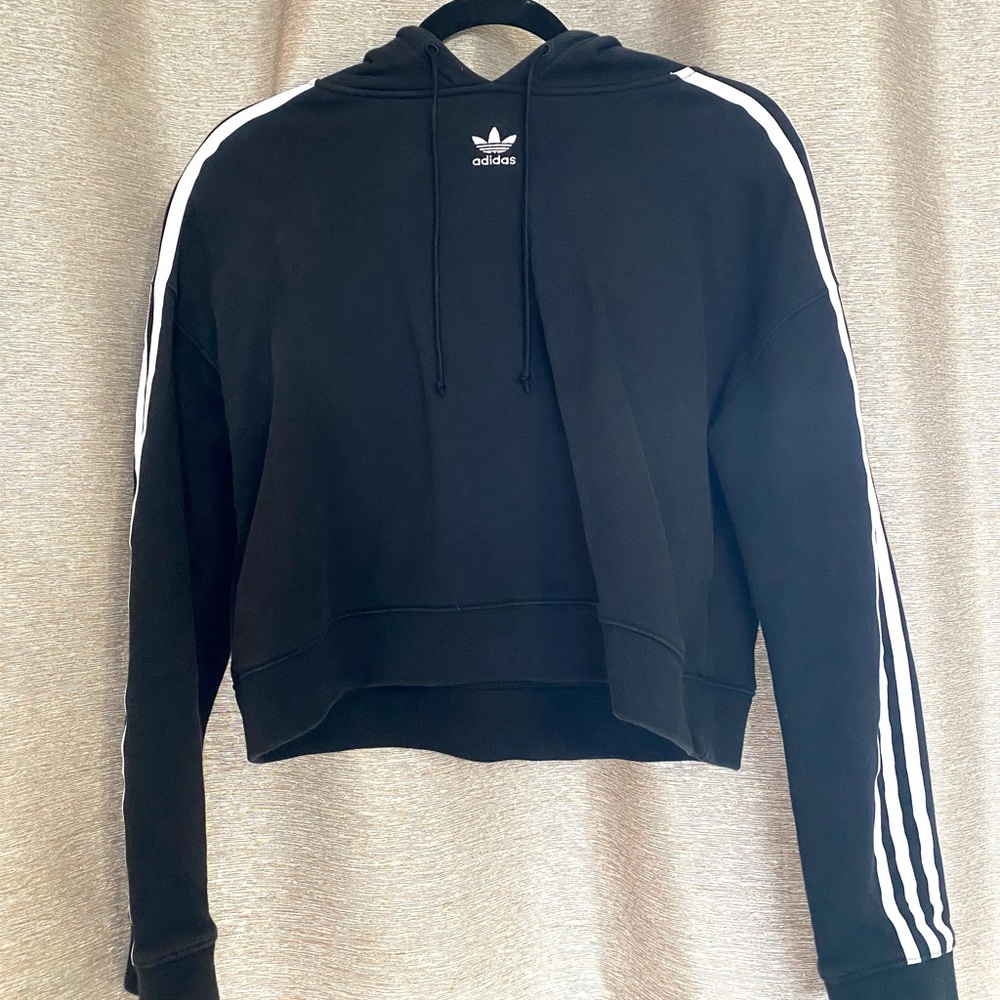 ADIDAS ❀ black hoodie